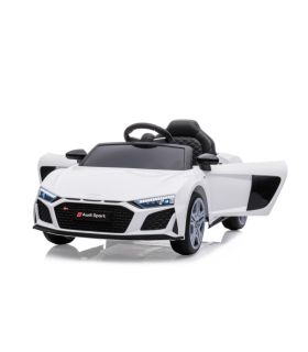 Voiture électrique 12v AudiR8 Spyder Blanche - Pack Luxe