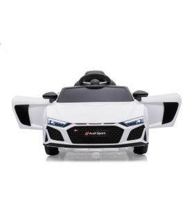 Voiture électrique 12v AudiR8 Spyder Blanche - Pack Luxe