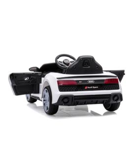 Voiture électrique 12v AudiR8 Spyder Blanche - Pack Luxe