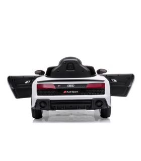 Voiture électrique 12v AudiR8 Spyder Blanche - Pack Luxe