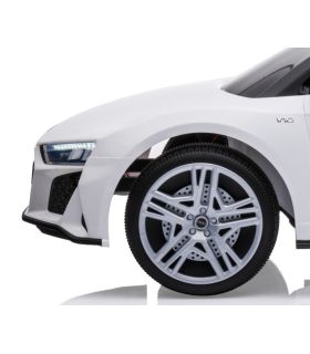 Voiture électrique 12v AudiR8 Spyder Blanche - Pack Luxe