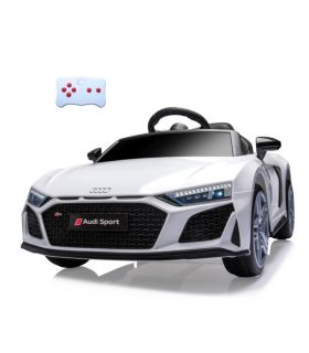 Voiture électrique 12v AudiR8 Spyder Blanche - Pack Luxe