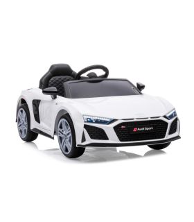 Voiture électrique 12v AudiR8 Spyder Blanche - Pack Luxe