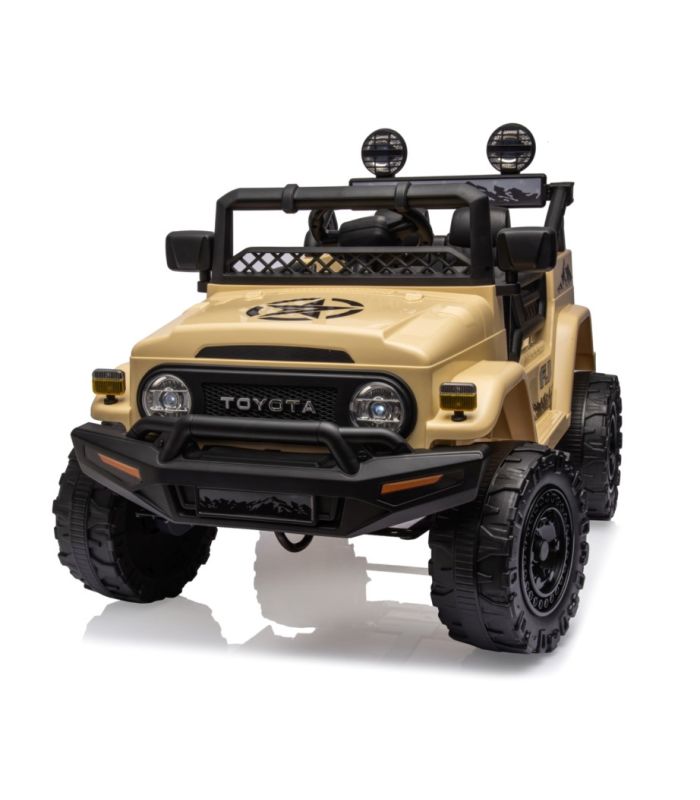 Voiture électrique 12V Toyota FJ Cruiser Beige