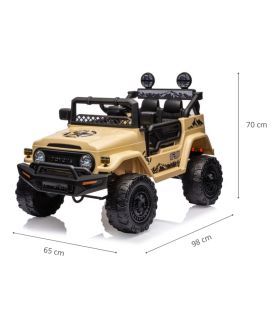 Voiture électrique 12V Toyota FJ Cruiser Beige