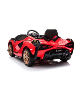 Voiture électrique 12V Lamborghini Sian Rouge - Pack Luxe