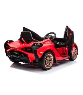 Voiture électrique 12V Lamborghini Sian Rouge - Pack Luxe