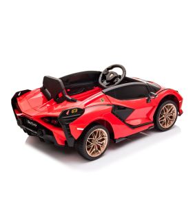 Voiture électrique 12V Lamborghini Sian Rouge - Pack Luxe