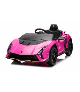 Voiture électrique 12V Lamborghini Invencible Rose - Pack Luxe