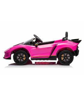 Voiture électrique 12V Lamborghini Invencible Rose - Pack Luxe