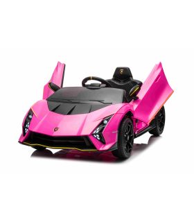 Voiture électrique 12V Lamborghini Invencible Rose - Pack Luxe