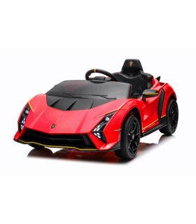Voiture électrique 12V Lamborghini Invencible Rouge - Pack Luxe