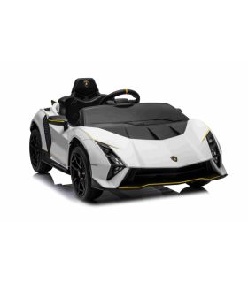 Voiture électrique 12V Lamborghini Invencible Blanche - Pack Luxe