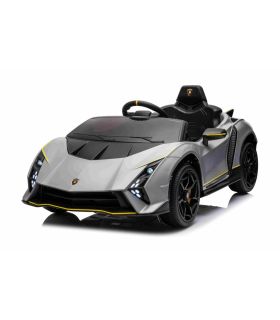 Voiture électrique 12V Lamborghini Invencible Grise - Pack Luxe