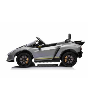 Voiture électrique 12V Lamborghini Invencible Grise - Pack Luxe