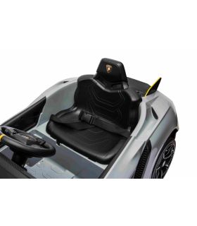 Voiture électrique 12V Lamborghini Invencible Grise - Pack Luxe