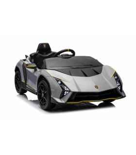 Voiture électrique 12V Lamborghini Invencible Grise - Pack Luxe