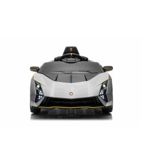 Voiture électrique 12V Lamborghini Invencible Grise - Pack Luxe
