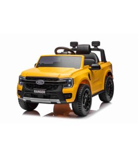Voiture électrique 12V Ford Ranger LIFT Jaune - Pack Luxe