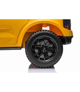 Voiture électrique 12V Ford Ranger LIFT Jaune - Pack Luxe
