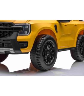Voiture électrique 12V Ford Ranger LIFT Jaune - Pack Luxe