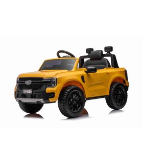Voiture électrique 12V Ford Ranger LIFT Jaune - Pack Luxe