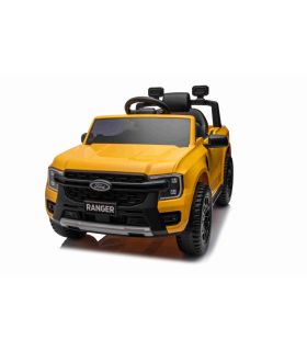 Voiture électrique 12V Ford Ranger LIFT Jaune - Pack Luxe