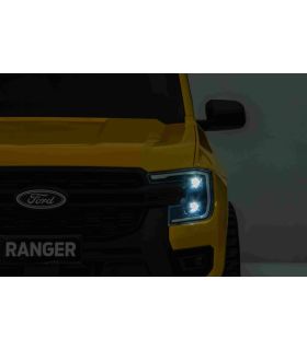 Voiture électrique 12V Ford Ranger LIFT Jaune - Pack Luxe