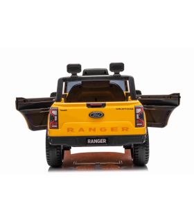 Voiture électrique 12V Ford Ranger LIFT Jaune - Pack Luxe