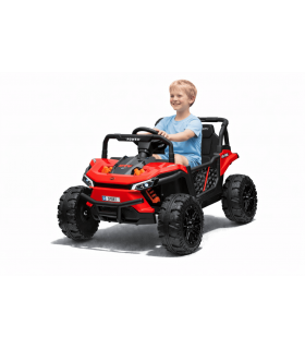 Voiture électrique enfant UTV 12V monoplace - Rouge