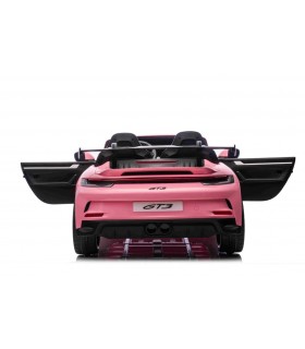 Voiture électrique enfant Porsche 911 GT3 24V 4x4 - Rose