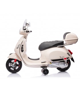 Moto électrique enfant Milly Mally Vespa GTS Super blanc