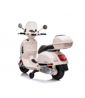 Moto électrique enfant Milly Mally Vespa GTS Super blanc