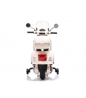 Moto électrique enfant Milly Mally Vespa GTS Super blanc
