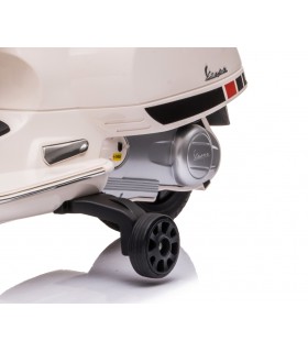 Moto électrique enfant Milly Mally Vespa GTS Super blanc