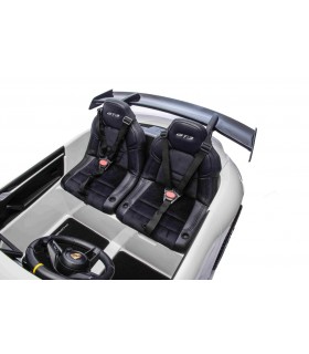 Voiture électrique enfant Porsche 911 GT3 24V 4x4 2 places - Blanc