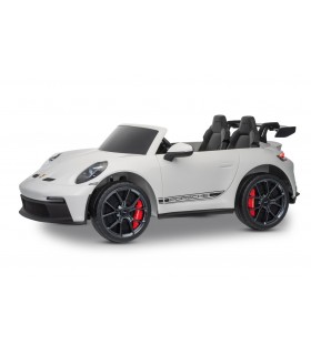 Voiture électrique enfant Porsche 911 GT3 24V 4x4 2 places - Blanc