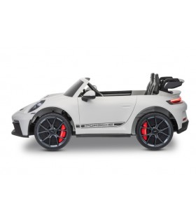Voiture électrique enfant Porsche 911 GT3 24V 4x4 2 places - Blanc