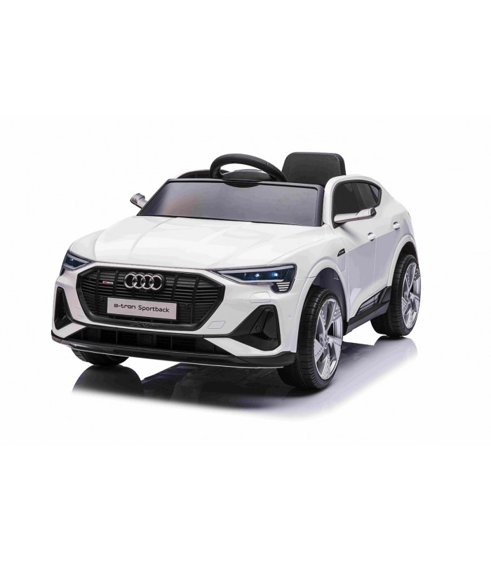 Voiture électrique enfant Audi E-tron Sportback 12V 1 place - Blanc