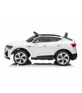 Voiture électrique enfant Audi E-tron Sportback 12V 1 place - Blanc