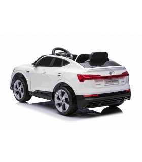Voiture électrique enfant Audi E-tron Sportback 12V 1 place - Blanc