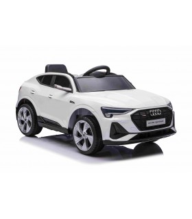 Voiture électrique enfant Audi E-tron Sportback 12V 1 place - Blanc