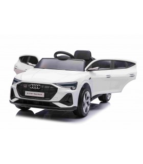 Voiture électrique enfant Audi E-tron Sportback 12V 1 place - Blanc